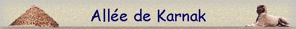 All�e de Karnak