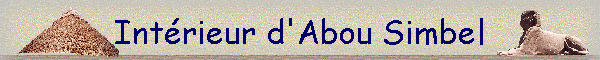 Int�rieur d'Abou Simbel